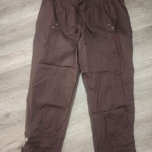 Women's Brown Track Pants